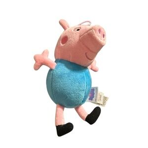 Peppa Pig Pink and Blue Stuffed Animal Plush